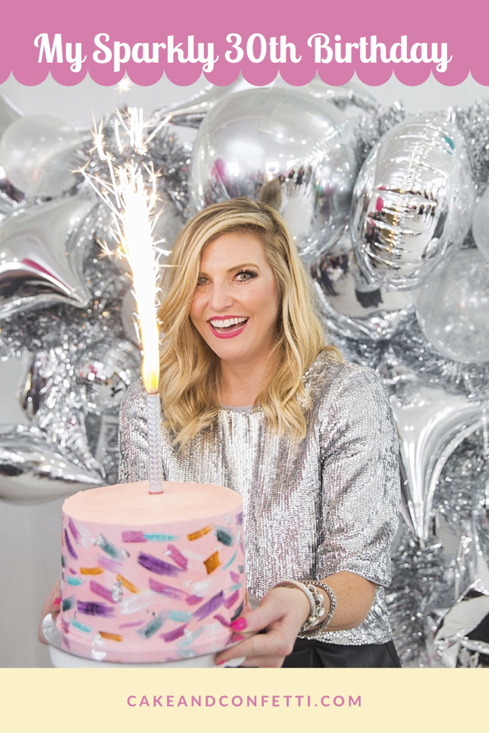 SPARKLY 30TH BIRTHDAY BRUNCH IDEAS featured by top Houston party blogger, Cake and Confetti