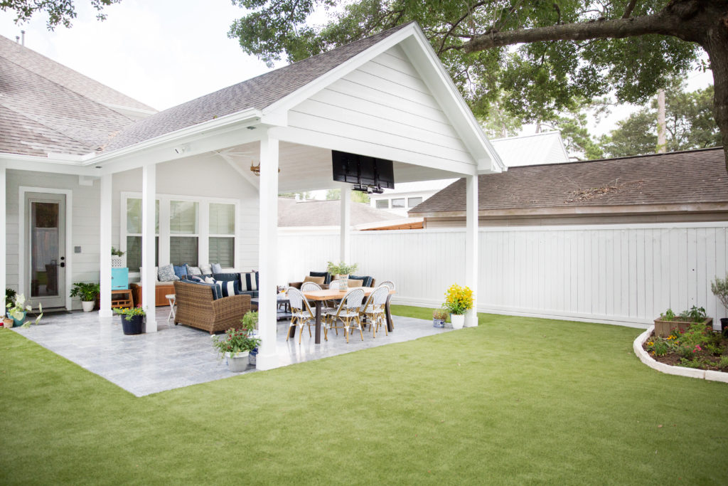 BACKYARD TURF Q&A featured by top Houston lifestyle blogger, Cake and Confetti