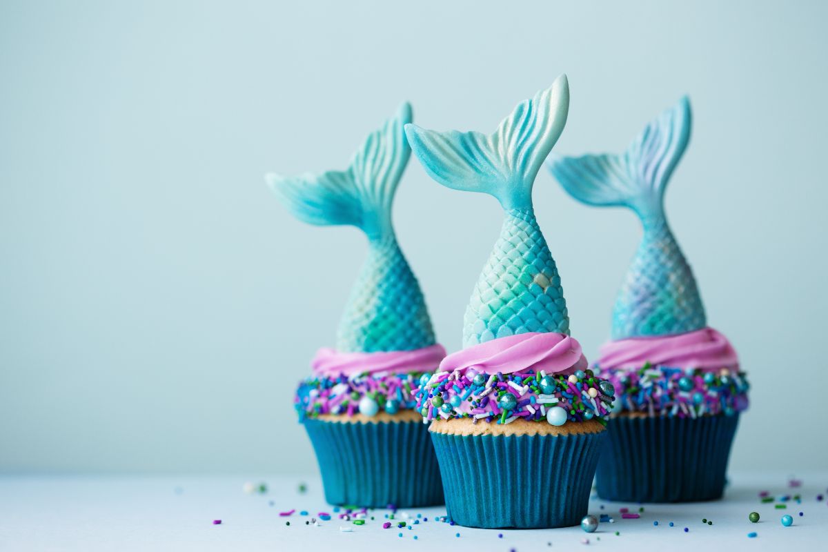 mermaid cupcake